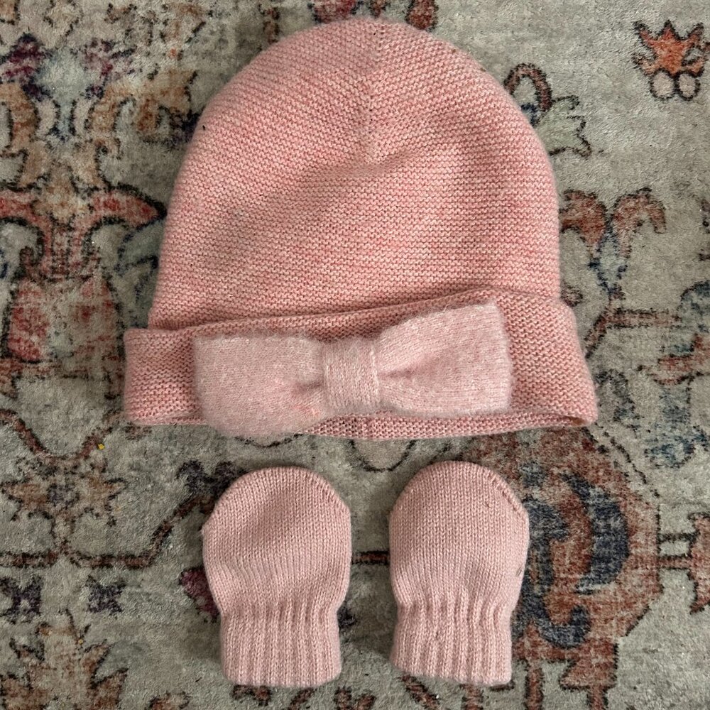 Baby Winter Hat and Gloves Set - 6-12 Months